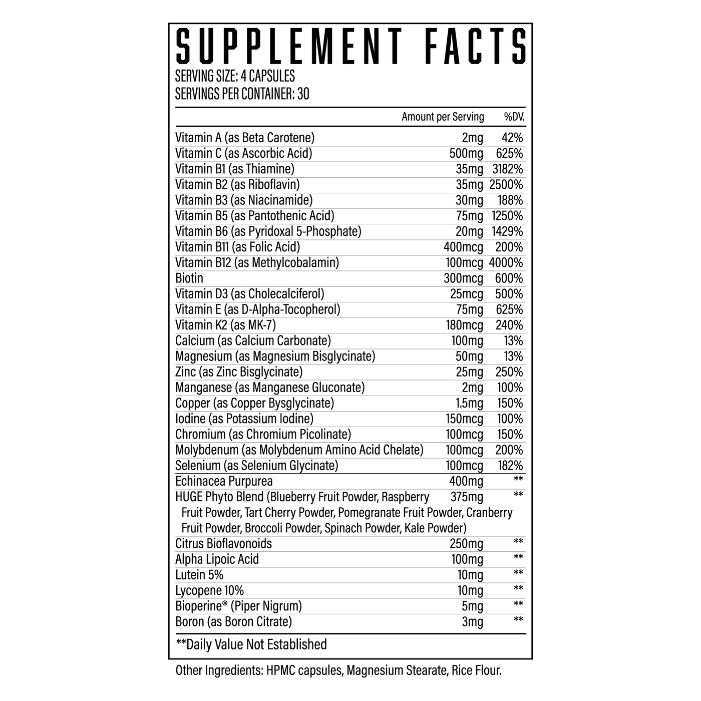 Supplement Facts