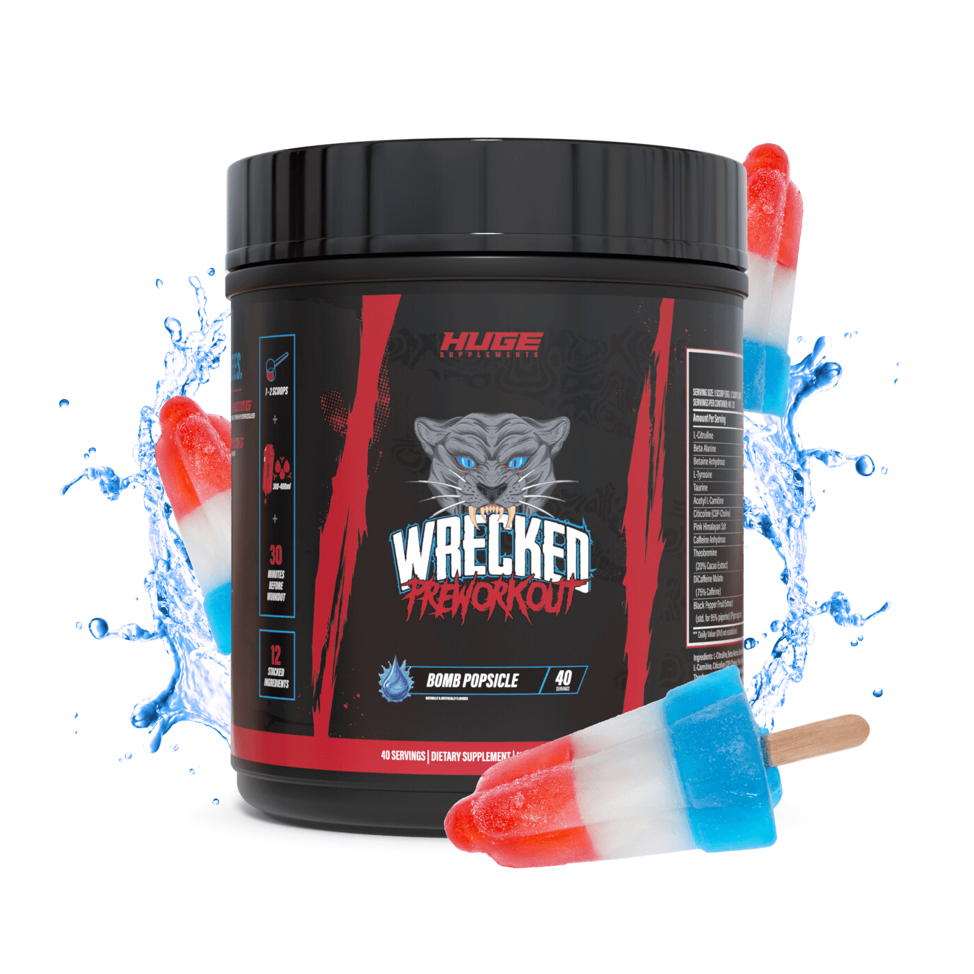 Wrecked Pre-Workout Bomb Popsicle EU