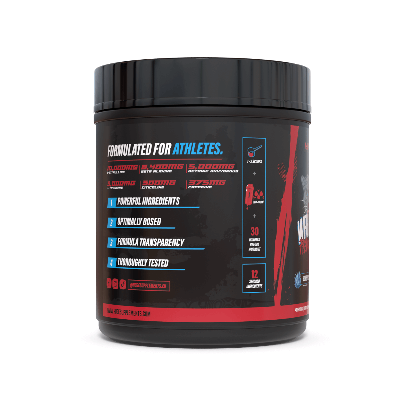 Wrecked Strongest Pre-Workout Powder